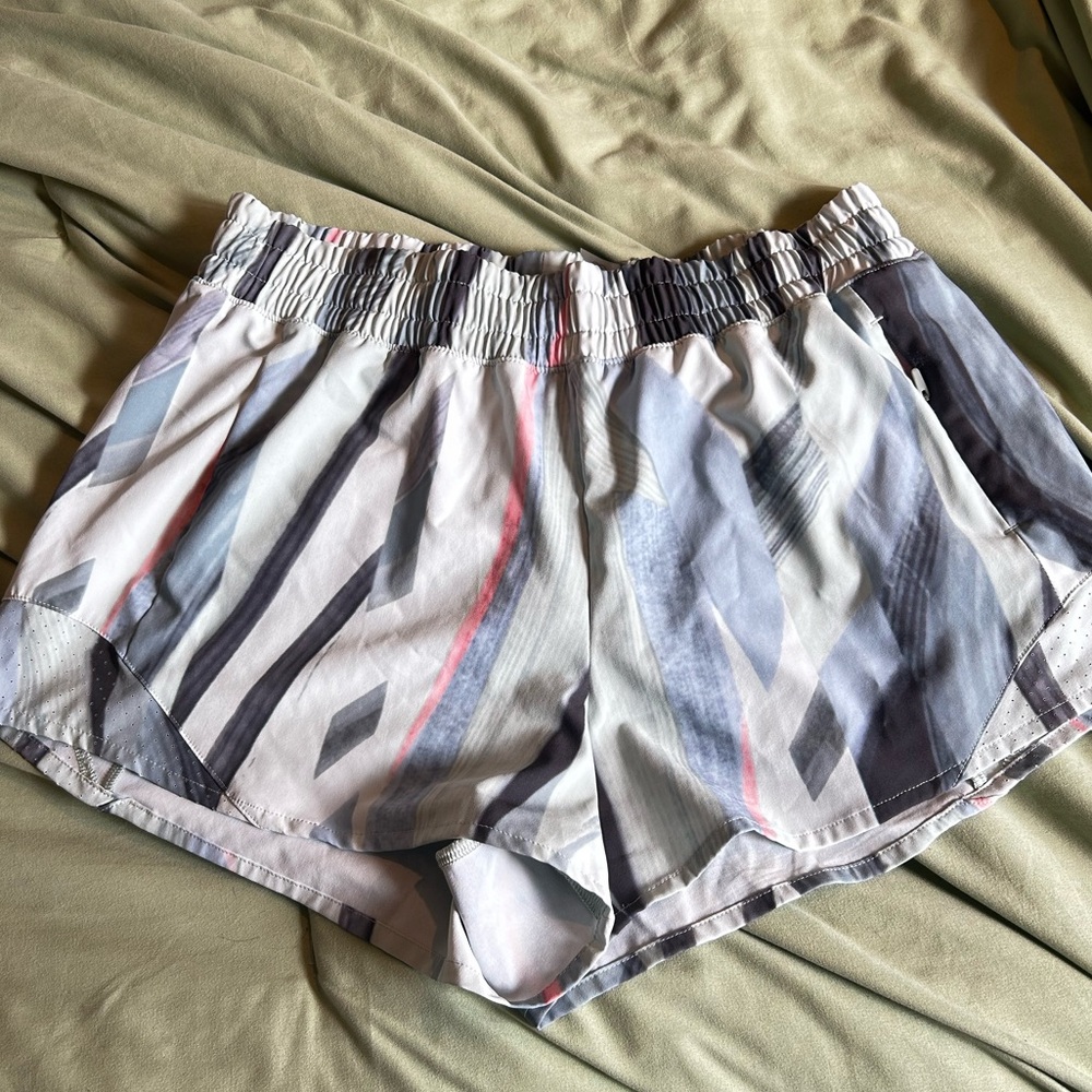 XS Green multi-color athletic shorts